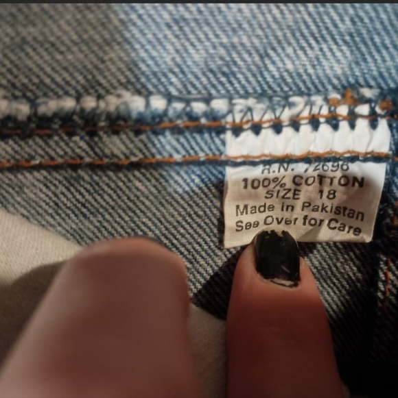 VTG Size 18 Belma! Acid Wash High Waist Jeans - Picture 5 of 8